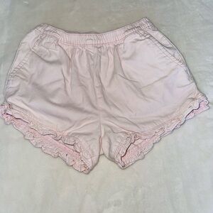 Crewcuts Light Pink Elastic Waist Shorts